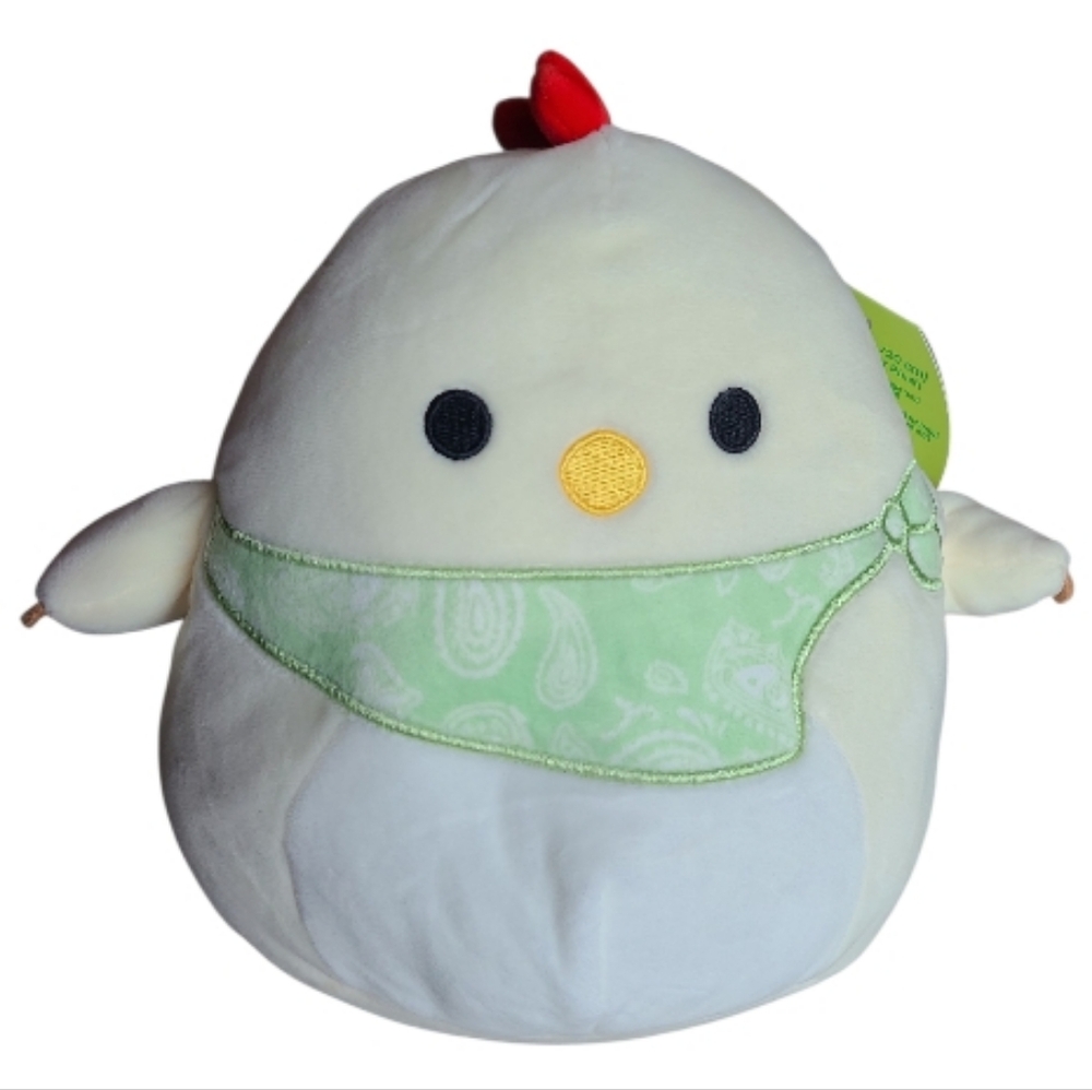 Squishmallows Easter Chicken Chuckles 8" Farm Plush Stuffed Animal Toy Tag